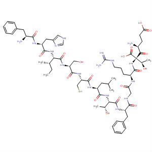 824931-70-6  L-Threonine,L-phenylalanyl-L-histidyl-L-isoleucyl-L-seryl-L-cysteinyl-L-leucyl-L-threonyl-L-phenylalanylglycyl-L-arginyl-L-a-glutamyl-