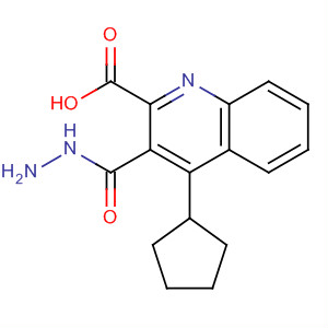 824935-07-1  2-Quinolinecarboxylic acid, 4-cyclopentyl-, hydrazide