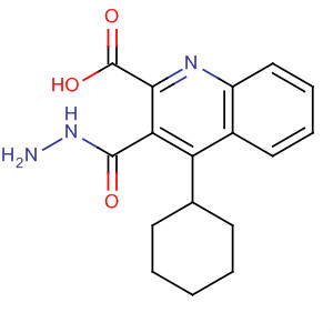 824935-08-2  2-Quinolinecarboxylic acid, 4-cyclohexyl-, hydrazide