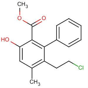 824948-40-5  [1,1'-Biphenyl]-2-carboxylic acid, 6-(2-chloroethyl)-3-hydroxy-5-methyl-,methyl ester