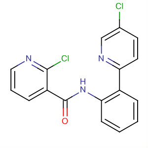 824952-44-5  3-Pyridinecarboxamide, 2-chloro-N-[2-(5-chloro-2-pyridinyl)phenyl]-