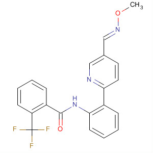 824952-51-4  Benzamide,N-[2-[5-[(E)-(methoxyimino)methyl]-2-pyridinyl]phenyl]-2-(trifluoromethyl)-