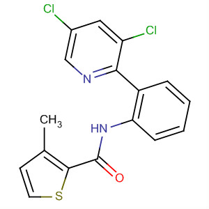 824952-69-4  2-Thiophenecarboxamide,N-[2-(3,5-dichloro-2-pyridinyl)phenyl]-3-methyl-