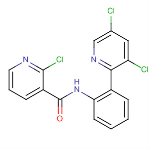 824952-71-8  3-Pyridinecarboxamide, 2-chloro-N-[2-(3,5-dichloro-2-pyridinyl)phenyl]-