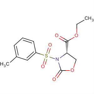824959-53-7  4-Oxazolidinecarboxylic acid, 3-[(3-methylphenyl)sulfonyl]-2-oxo-, ethylester, (4S)-