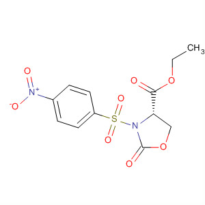 824959-59-3  4-Oxazolidinecarboxylic acid, 3-[(4-nitrophenyl)sulfonyl]-2-oxo-, ethylester, (4S)-