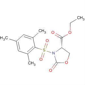 824959-60-6  4-Oxazolidinecarboxylic acid, 2-oxo-3-[(2,4,6-trimethylphenyl)sulfonyl]-,ethyl ester, (4S)-