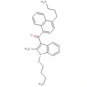 824960-07-8  Methanone, (4-butyl-1-naphthalenyl)(2-methyl-1-pentyl-1H-indol-3-yl)-