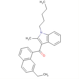 824960-71-6  Methanone, (7-ethyl-1-naphthalenyl)(2-methyl-1-pentyl-1H-indol-3-yl)-