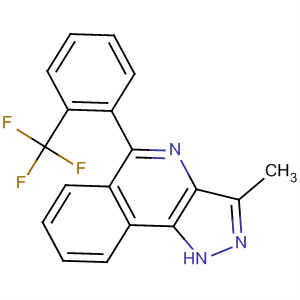 824968-17-4  1H-Pyrazolo[4,3-c]isoquinoline, 3-methyl-5-[2-(trifluoromethyl)phenyl]-