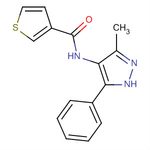 824969-20-2  3-Thiophenecarboxamide, N-(3-methyl-5-phenyl-1H-pyrazol-4-yl)-