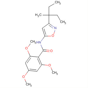 82558-88-1  Benzamide,N-[3-(1-ethyl-1-methylpropyl)-5-isoxazolyl]-2,4,6-trimethoxy-