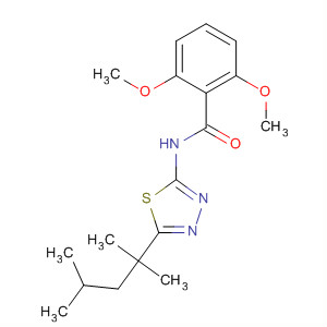 82559-51-1  Benzamide,2,6-dimethoxy-N-[5-(1,1,3-trimethylbutyl)-1,3,4-thiadiazol-2-yl]-