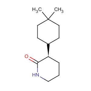 825611-34-5  2-Piperidinone, 3-(4,4-dimethylcyclohexyl)-, (3R)-