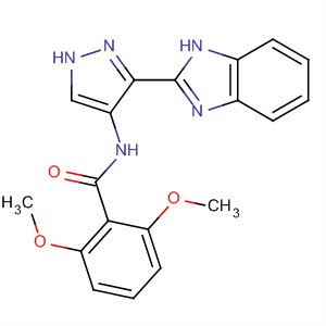 825616-35-1  Benzamide,N-[3-(1H-benzimidazol-2-yl)-1H-pyrazol-4-yl]-2,6-dimethoxy-