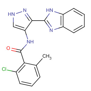 825616-46-4  Benzamide,N-[3-(1H-benzimidazol-2-yl)-1H-pyrazol-4-yl]-2-chloro-6-methyl-