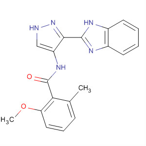 825616-49-7  Benzamide,N-[3-(1H-benzimidazol-2-yl)-1H-pyrazol-4-yl]-2-methoxy-6-methyl-