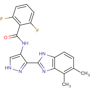 825616-94-2  Benzamide,N-[3-(4,5-dimethyl-1H-benzimidazol-2-yl)-1H-pyrazol-4-yl]-2,6-difluoro-