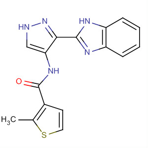 825617-00-3  3-Thiophenecarboxamide,N-[3-(1H-benzimidazol-2-yl)-1H-pyrazol-4-yl]-2-methyl-