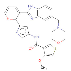 825617-61-6  3-Thiophenecarboxamide,4-methoxy-N-[3-[5-(4-morpholinylmethyl)-1H-benzimidazol-2-yl]-1H-pyrazol-4-yl]-