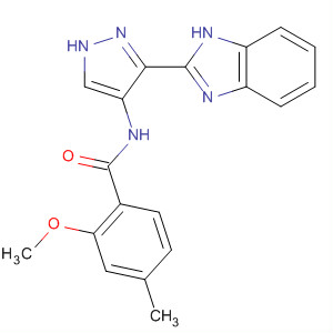 825617-64-9  Benzamide,N-[3-(1H-benzimidazol-2-yl)-1H-pyrazol-4-yl]-2-methoxy-4-methyl-