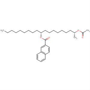 825623-09-4  2-Naphthalenecarboxylic acid, (1R,9R)-9-(acetyloxy)-1-nonyldecyl ester