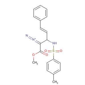 825627-62-1  4-Pentenoic acid, 2-diazo-3-[[(4-methylphenyl)sulfonyl]amino]-5-phenyl-,methyl ester, (3R,4E)-