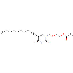 825634-71-7  2,4(1H,3H)-Pyrimidinedione,1-[[2-(acetyloxy)ethoxy]methyl]-5-(1-decynyl)-