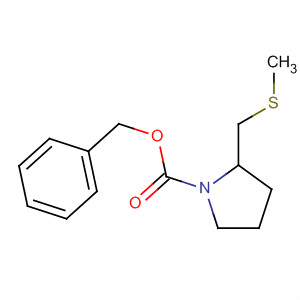 825644-57-3  1-Pyrrolidinecarboxylic acid, 2-[(methylthio)methyl]-, phenylmethyl ester,(2S)-