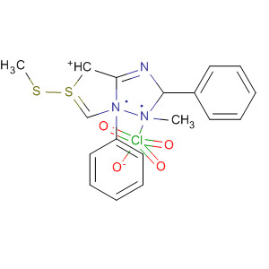 82612-53-1  1H-Thiazolo[3,4-b][1,2,4]triazol-4-ium,1-methyl-5-(methylthio)-2,7-diphenyl-, perchlorate