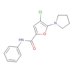 826991-48-4  2-Furancarboxamide, 4-chloro-N-phenyl-5-(1-pyrrolidinyl)-