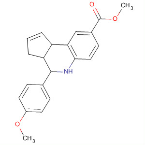 827028-39-7  3H-Cyclopenta[c]quinoline-8-carboxylic acid,3a,4,5,9b-tetrahydro-4-(4-methoxyphenyl)-, methyl ester