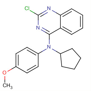 827030-74-0  4-Quinazolinamine, 2-chloro-N-cyclopentyl-N-(4-methoxyphenyl)-