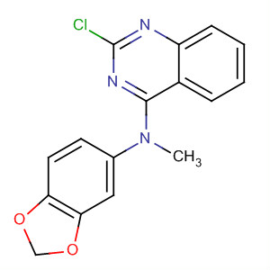 827030-96-6  4-Quinazolinamine, N-1,3-benzodioxol-5-yl-2-chloro-N-methyl-