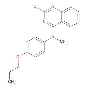 827031-02-7  4-Quinazolinamine, 2-chloro-N-methyl-N-(4-propoxyphenyl)-