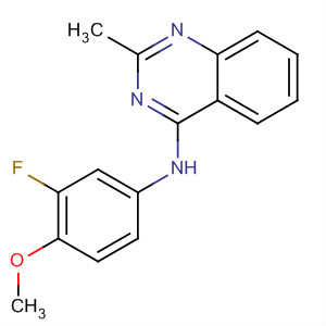 827031-11-8  4-Quinazolinamine, N-(3-fluoro-4-methoxyphenyl)-2-methyl-