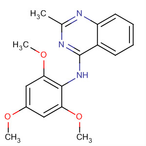 827031-14-1  4-Quinazolinamine, 2-methyl-N-(2,4,6-trimethoxyphenyl)-