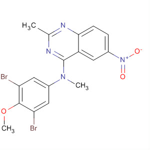 827031-50-5  4-Quinazolinamine,N-(3,5-dibromo-4-methoxyphenyl)-N,2-dimethyl-6-nitro-