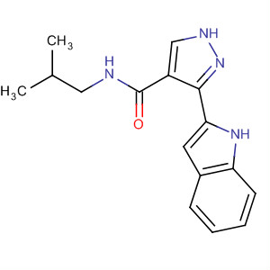 827318-54-7  1H-Pyrazole-4-carboxamide, 3-(1H-indol-2-yl)-N-(2-methylpropyl)-