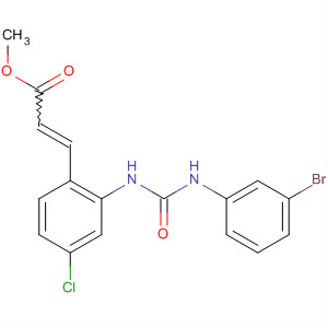 827325-70-2  2-Propenoic acid,3-[2-[[[(3-bromophenyl)amino]carbonyl]amino]-4-chlorophenyl]-, methylester