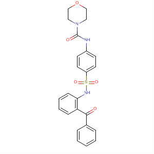 827576-11-4  4-Morpholinecarboxamide,N-[4-[[(2-benzoylphenyl)amino]sulfonyl]phenyl]-