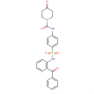 827576-12-5  1-Piperidinecarboxamide,N-[4-[[(2-benzoylphenyl)amino]sulfonyl]phenyl]-4-oxo-