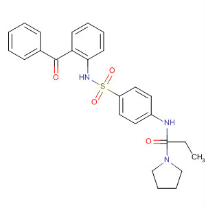 827576-20-5  1-Pyrrolidinepropanamide,N-[4-[[(2-benzoylphenyl)amino]sulfonyl]phenyl]-