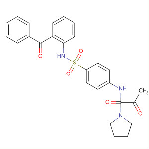 827576-43-2  1-Pyrrolidinepropanamide,N-[4-[[(2-benzoylphenyl)amino]sulfonyl]phenyl]-2-oxo-
