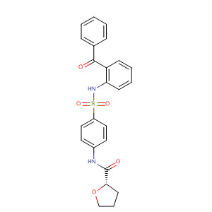827576-51-2  2-Furancarboxamide,N-[4-[[(2-benzoylphenyl)amino]sulfonyl]phenyl]tetrahydro-, (2S)-
