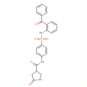 827576-70-5  3-Pyrrolidinecarboxamide,N-[4-[[(2-benzoylphenyl)amino]sulfonyl]phenyl]-5-oxo-