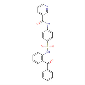 827576-89-6  3-Pyridinecarboxamide, N-[4-[[(2-benzoylphenyl)amino]sulfonyl]phenyl]-
