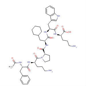 827599-64-4  L-Ornithine,N-acetyl-L-phenylalanyl-L-ornithyl-L-prolyl-3-cyclohexyl-D-alanyl-L-tryptophyl-