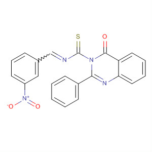 827601-24-1  3(4H)-Quinazolinecarbothioamide,N-[(3-nitrophenyl)methylene]-4-oxo-2-phenyl-