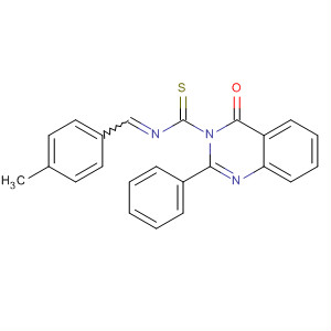 827601-25-2  3(4H)-Quinazolinecarbothioamide,N-[(4-methylphenyl)methylene]-4-oxo-2-phenyl-